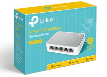 Switch Fast Ethernet TP-Link TL-SF1005D (5Puertos)