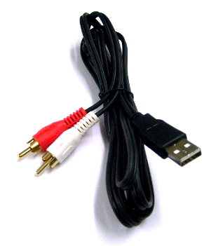 Cable USB a 2RCA (1.5Mts)