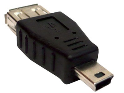 Adaptador USB (h) a mini USB (m)