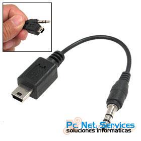 Cable de Audio Plug 3.5mm a Mini USB (m)