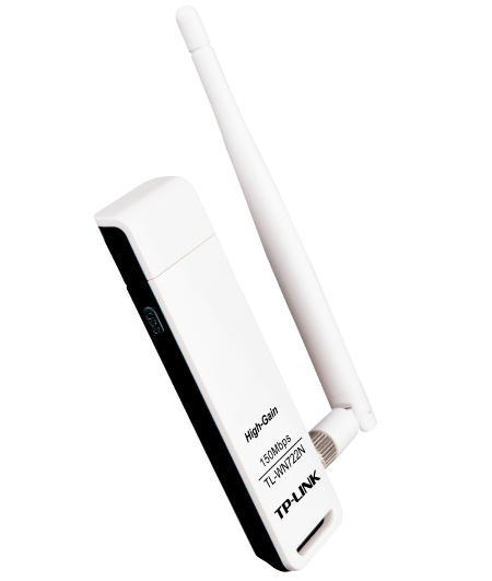 Placa de Red USB TP-Link TL-WN722N Inalámbrica