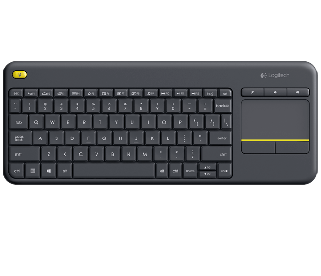 Teclado Logitech K400 Plus TV Inalámbrico