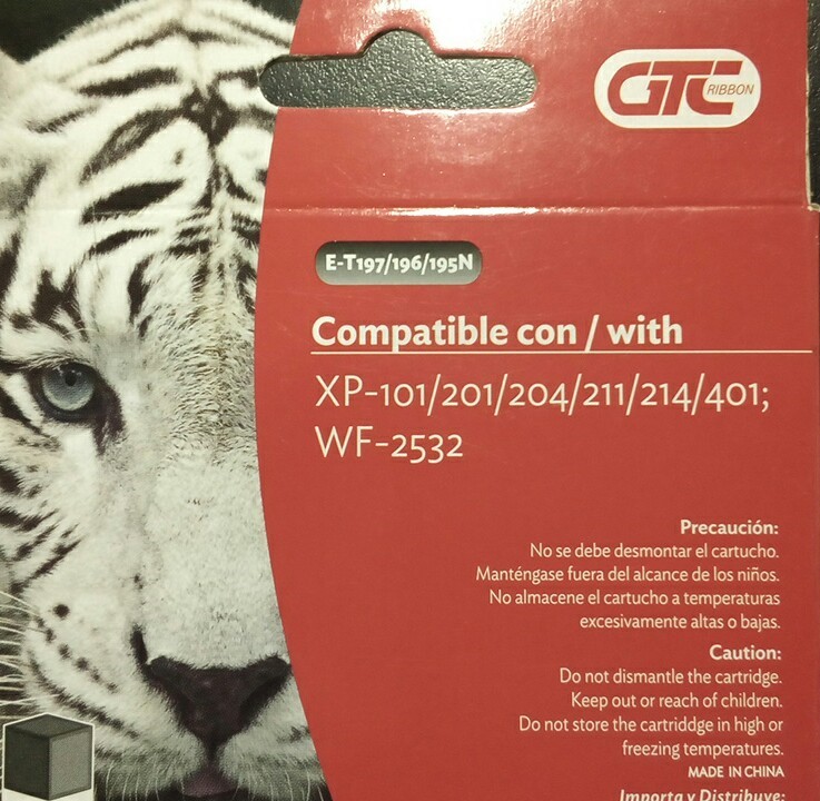 Cartucho GTC E-T197/196/195N Negro