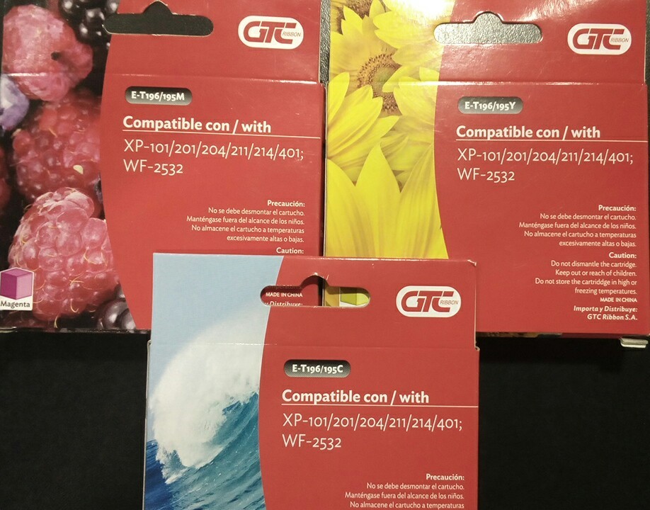 Cartucho GTC E-T196/195 Color