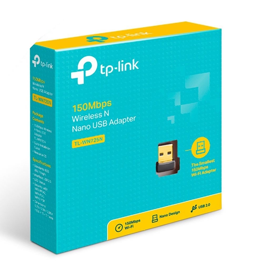Placa de Red USB TP-Link TL-WN725N Inalámbrica