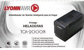Estabilizador de Tensión Lyonn TCA-2000Np/Heladera