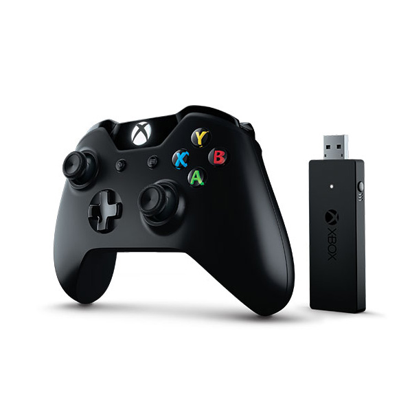 Joystick Microsoft Xbox One c/adaptador para PC