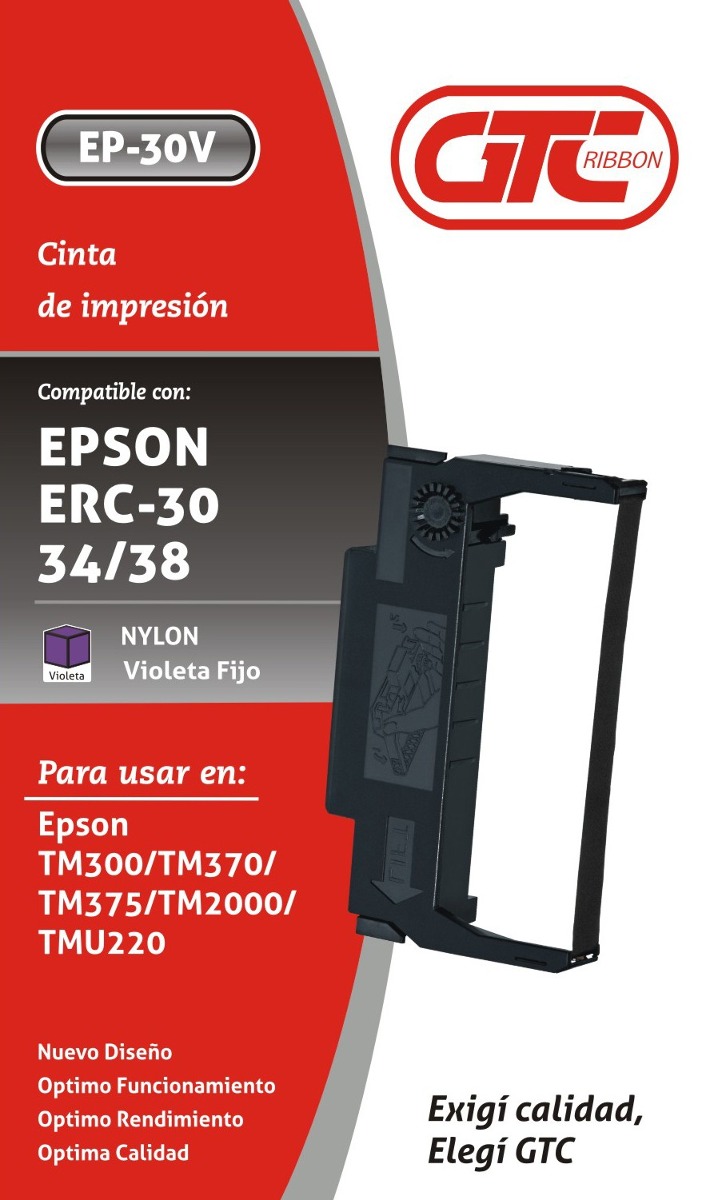 Cinta GTC EP-30V Epson ERC-30/34/38