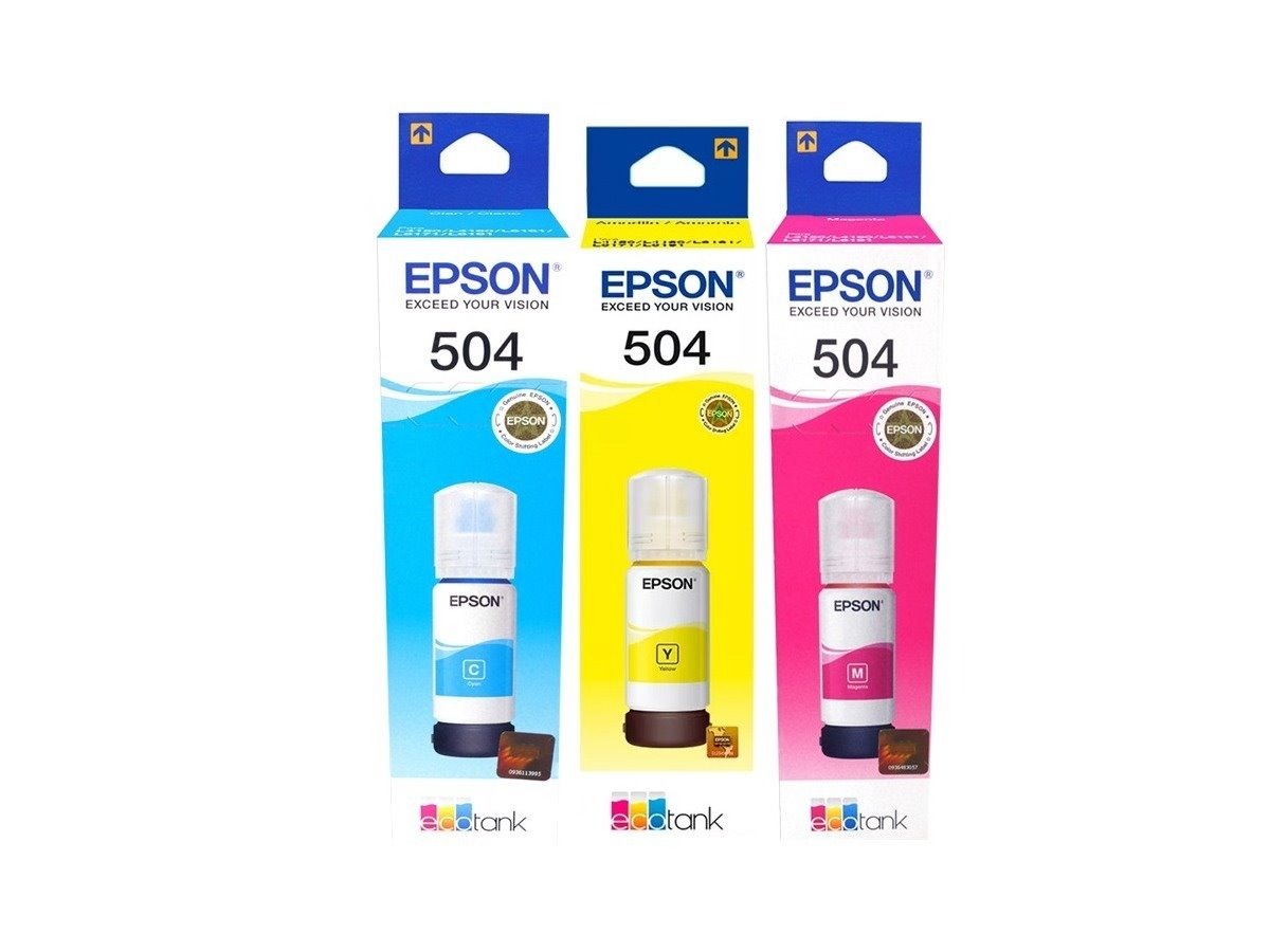 Botella Tinta Epson 504 70ml Colores