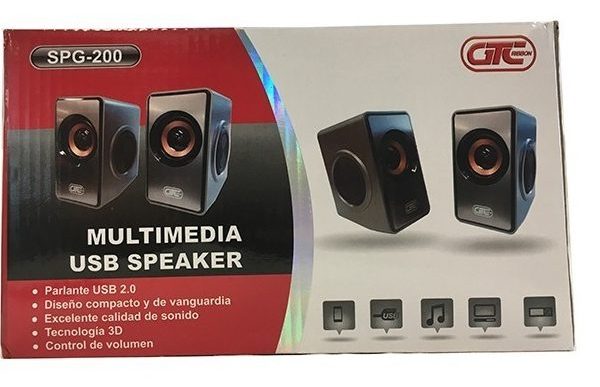 Parlantes GTC SPG-200 USB