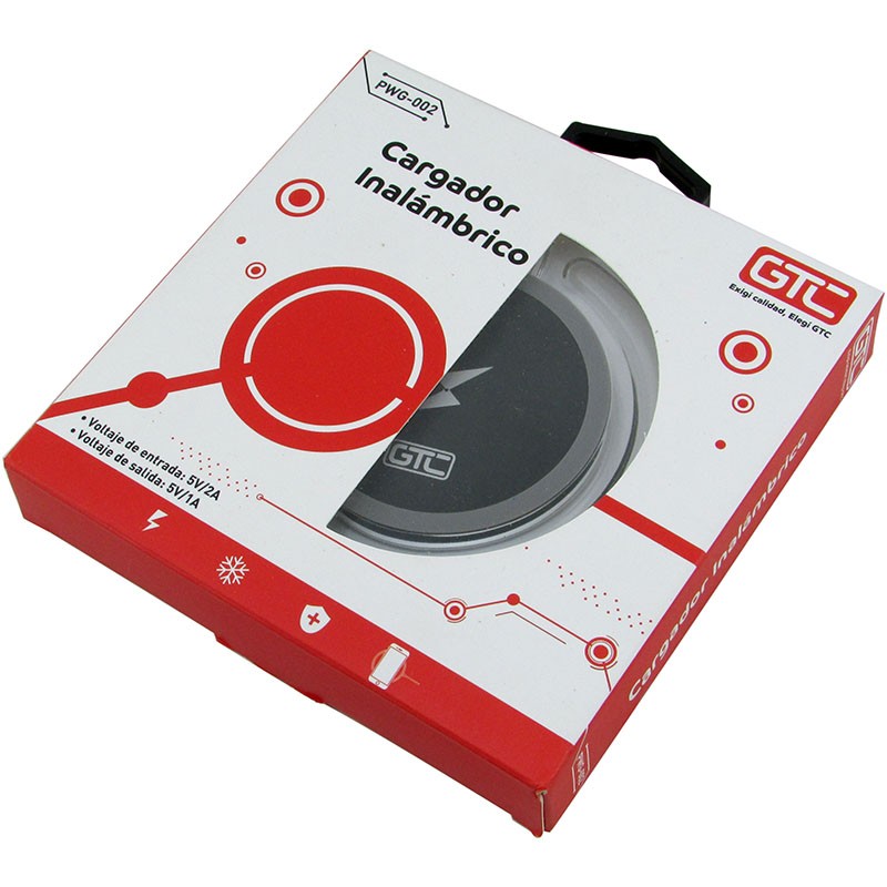 Cargador inalámbrico GTC PWG-002